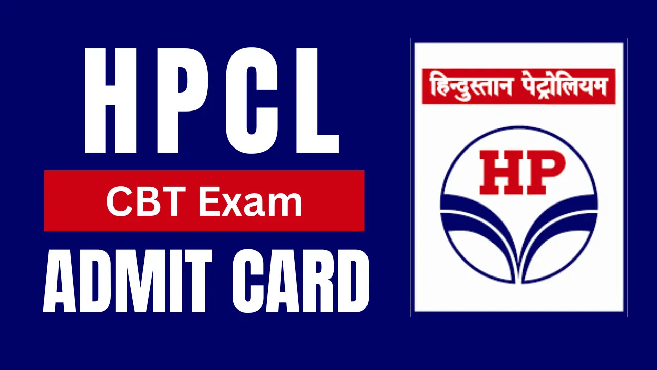 HPCL CBT Exam Admit Card 2024