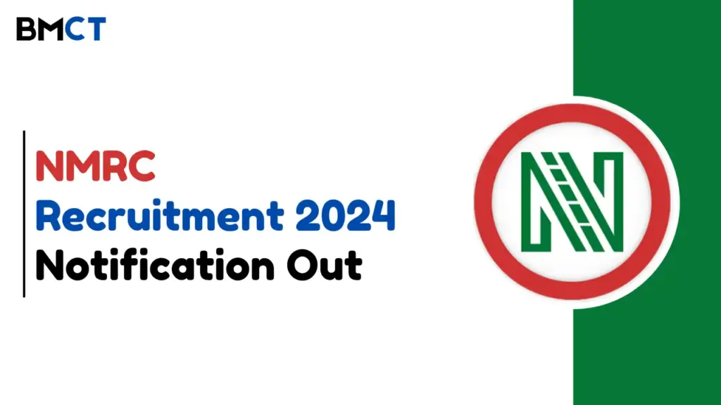 NMRC Recruitment Notification 2024