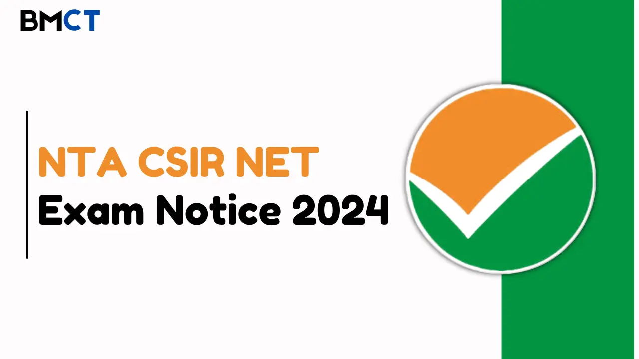 NTA CSIR NET Exam Notice June Exam 2024