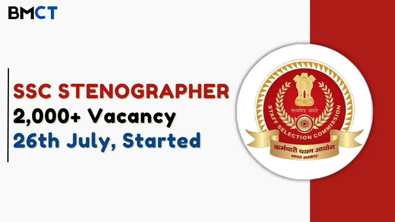 SSC STENOGRAPHER RECRUITMENT 2024