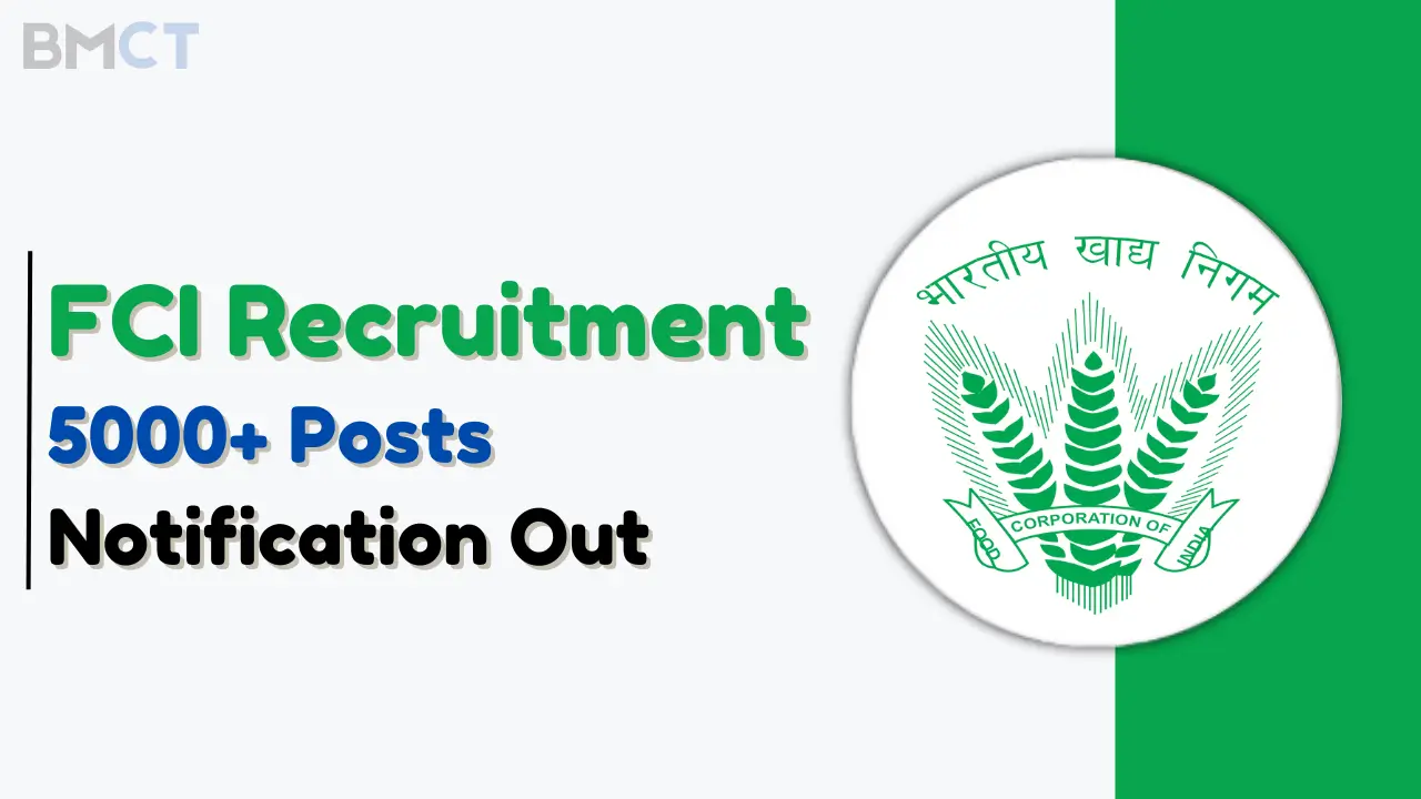 FCI Recruitment 2024