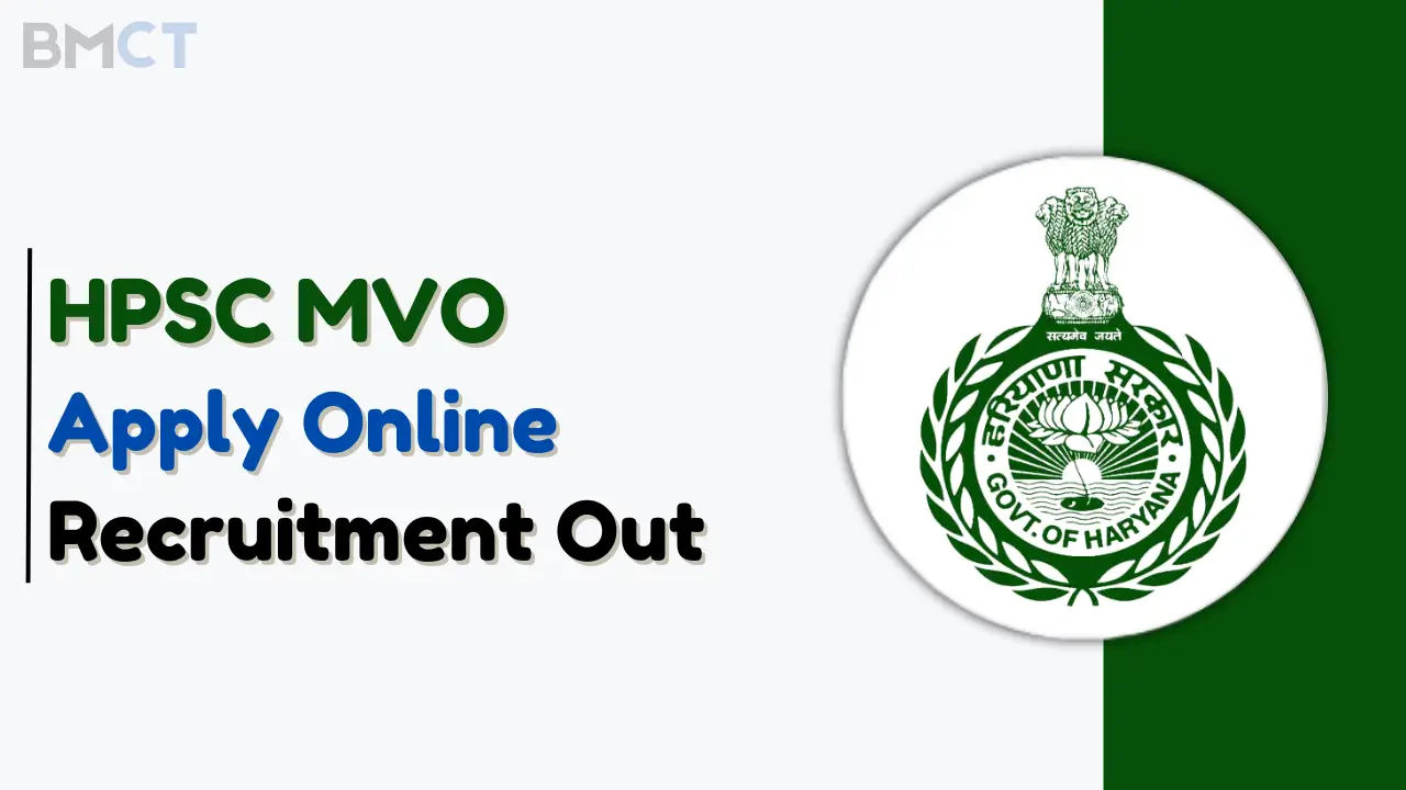 HPSC MVO Recruitment 2024