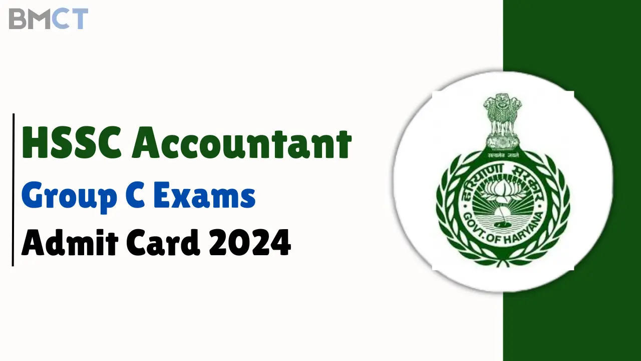 HSSC Accountant Group C Exam Admit Card 2024