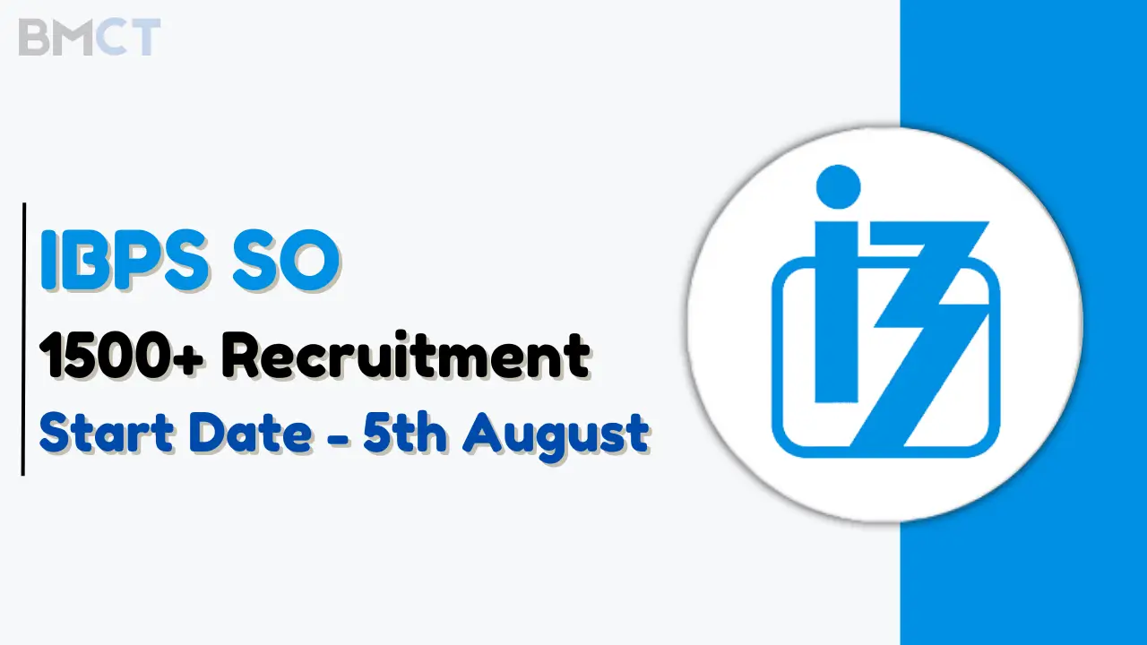 IBPS Specialist Officers Recruitment 2024