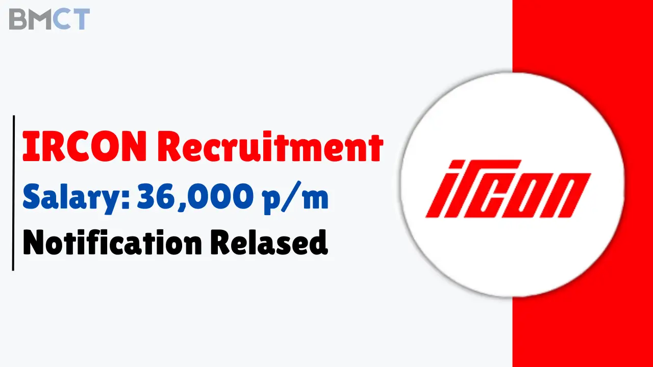 IRCON Recruitment 2024