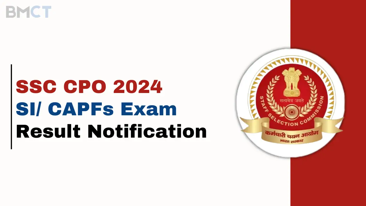 SSC CPO Result 2024