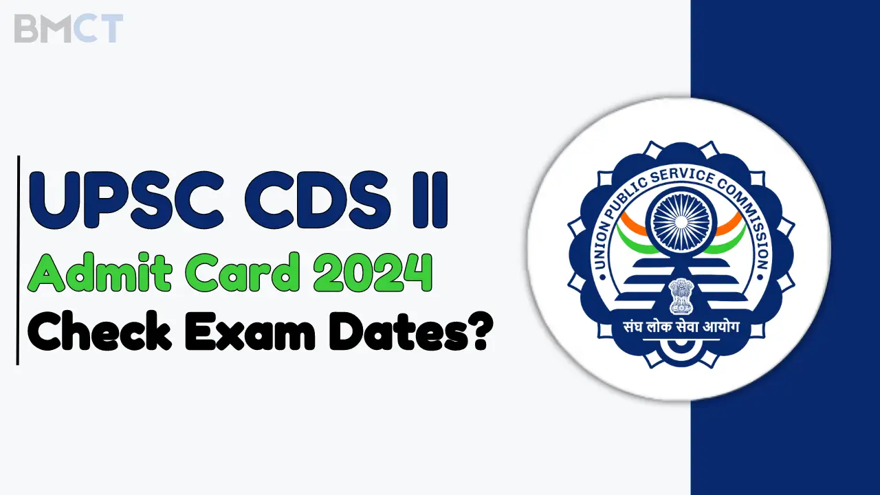 UPSC CDS 2 Admit Card 2024 Download