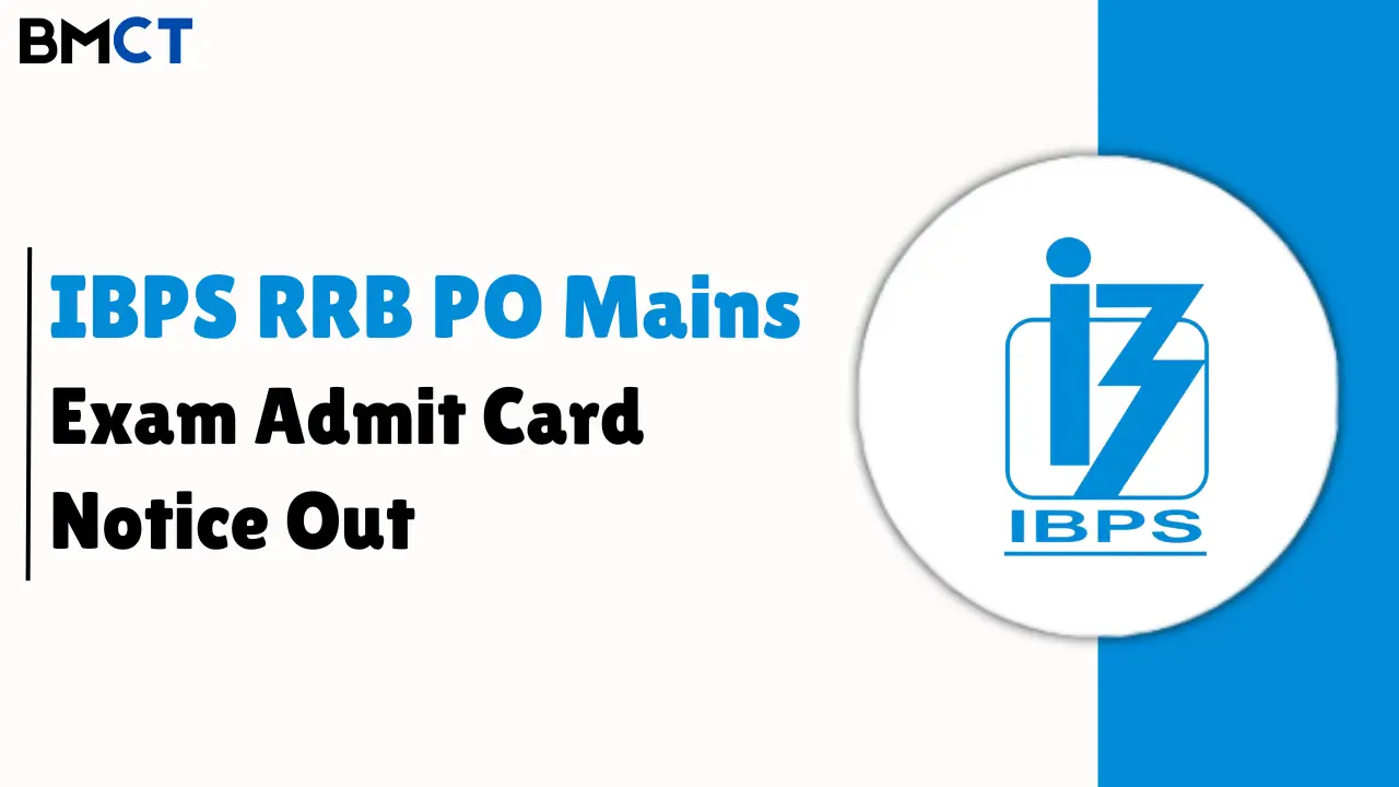 IBPS RRB PO Mains Exam Admit Card 2024