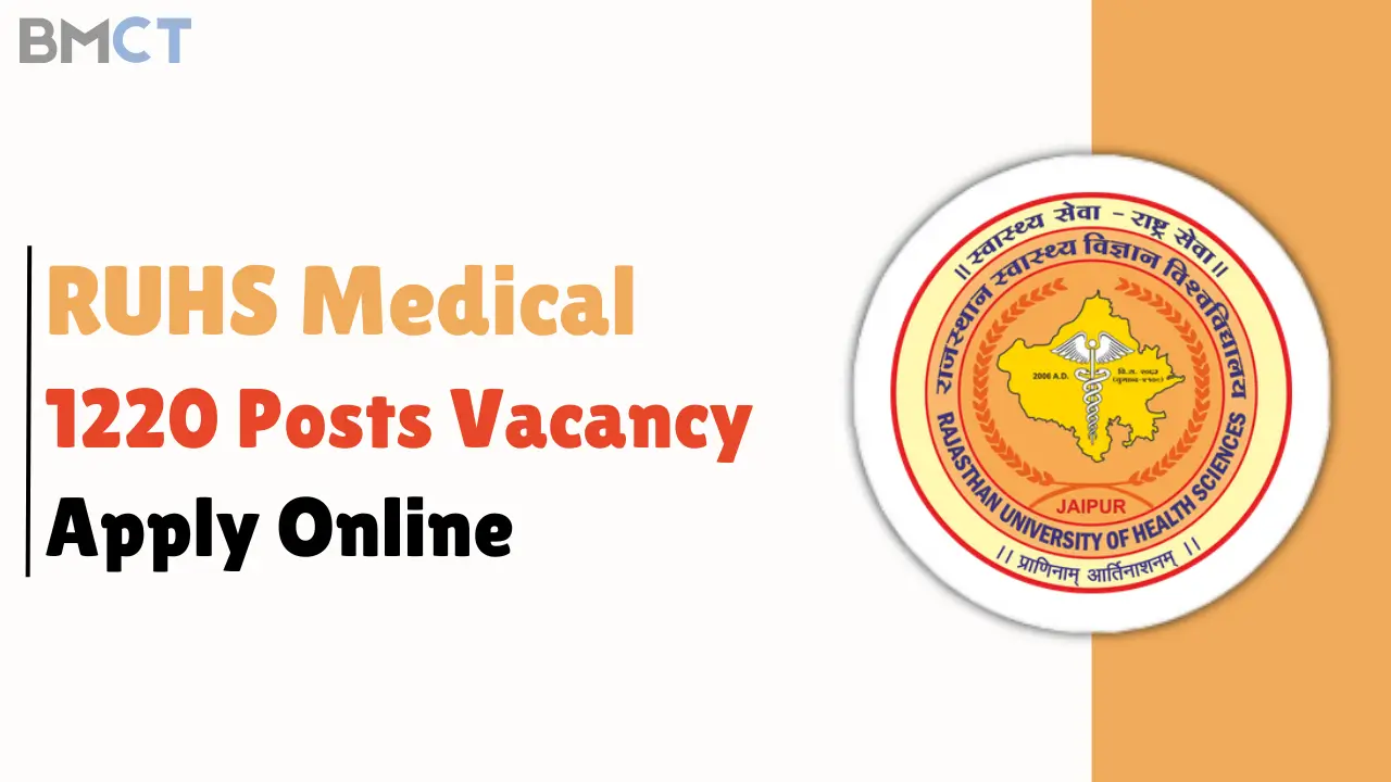 RUHS Medical Officer Recruitment 2024