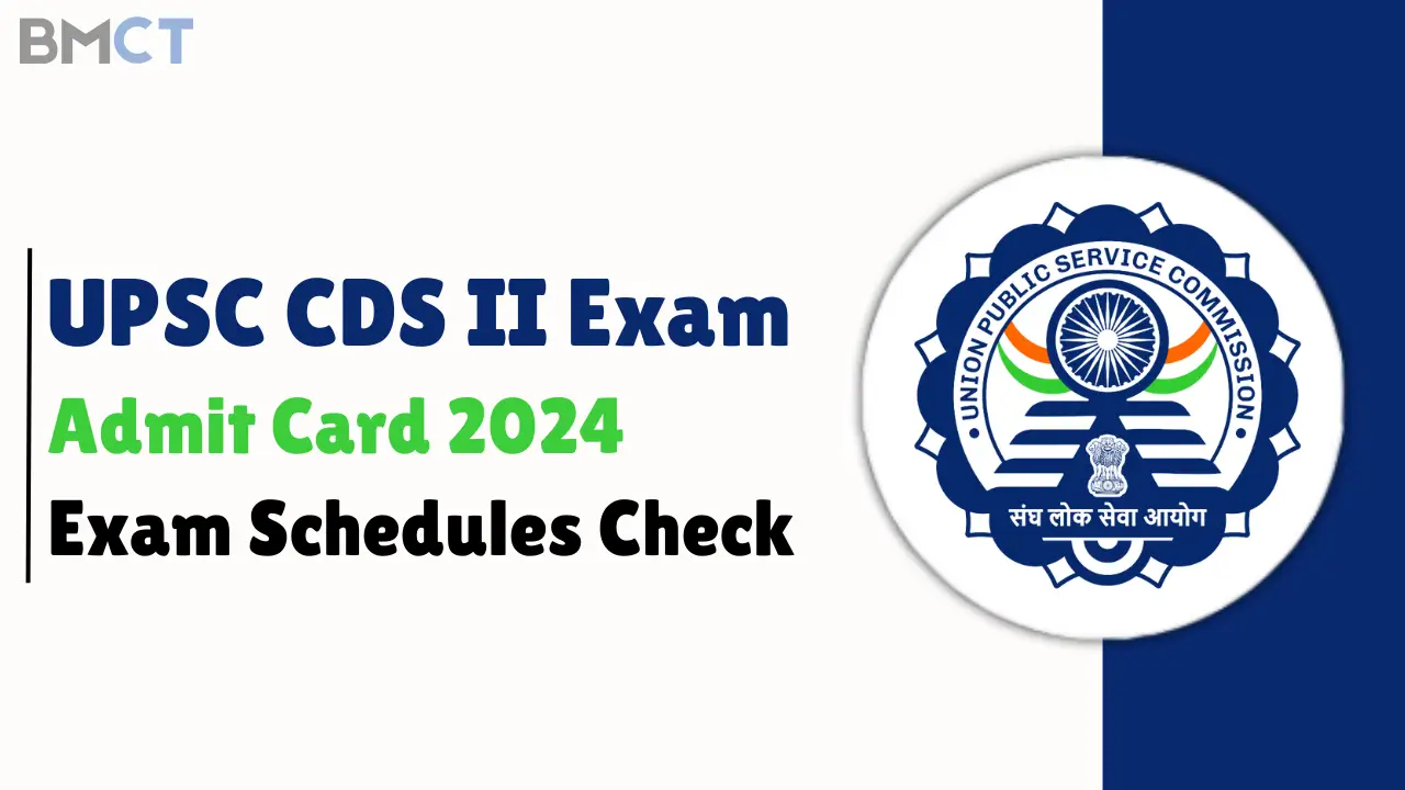 UPSC CDS II Exam Admit Card 2024