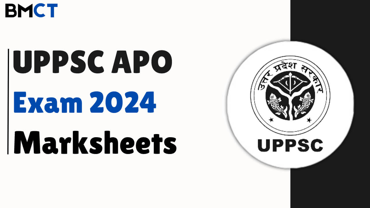 UPPSC APO Exam 2024 Marksheets