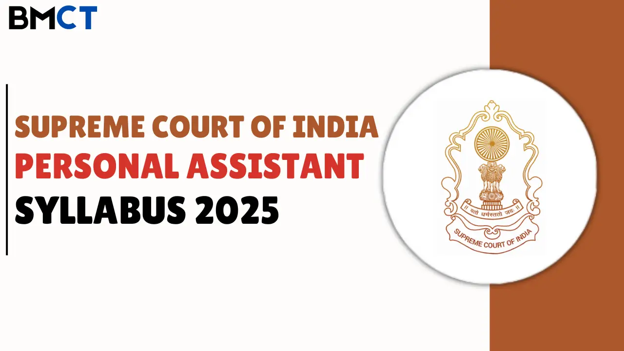 Supreme Court Of India Personal Assistant Syllabus