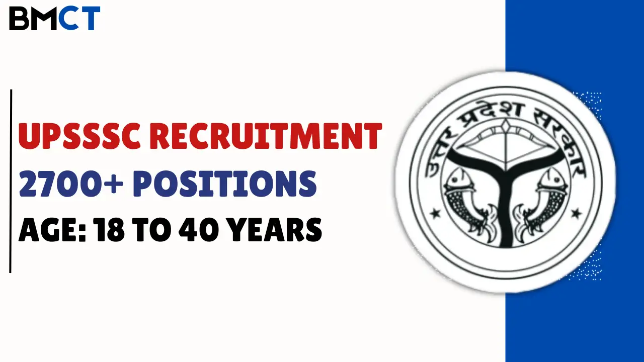 UPSSSC Junior Assistant Recruitment